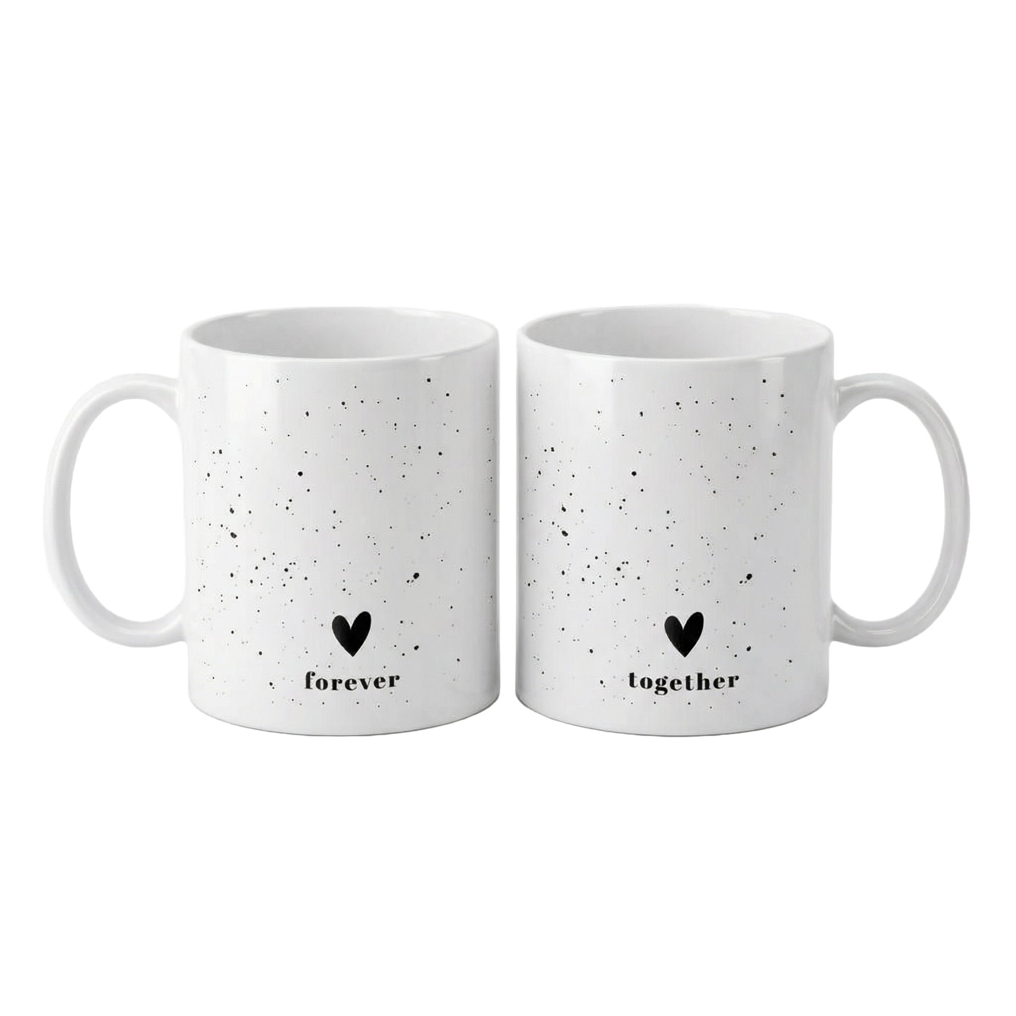 Set 2 căni albe Together Forever