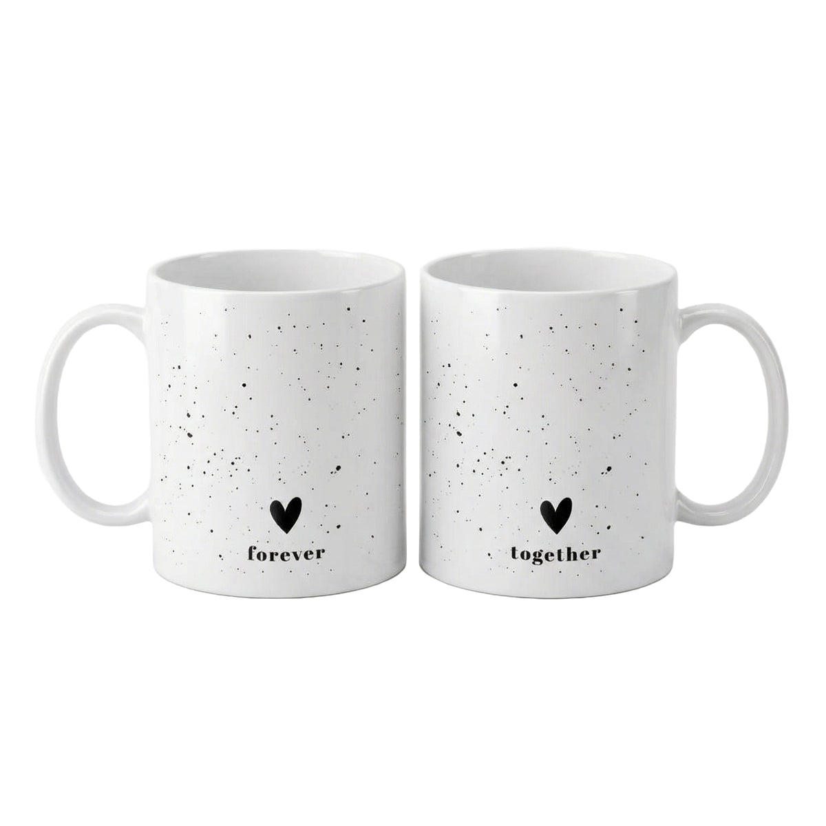 Set 2 căni albe Together Forever