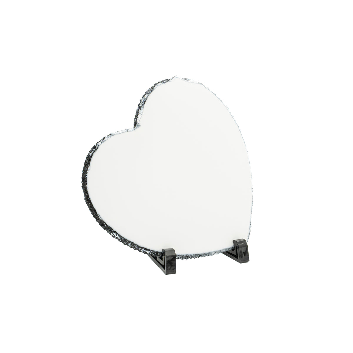 Placa ardezie personalizată inimă 10x10 cm